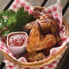 Large Bowl of Crispy Buffalo Chicken Wings